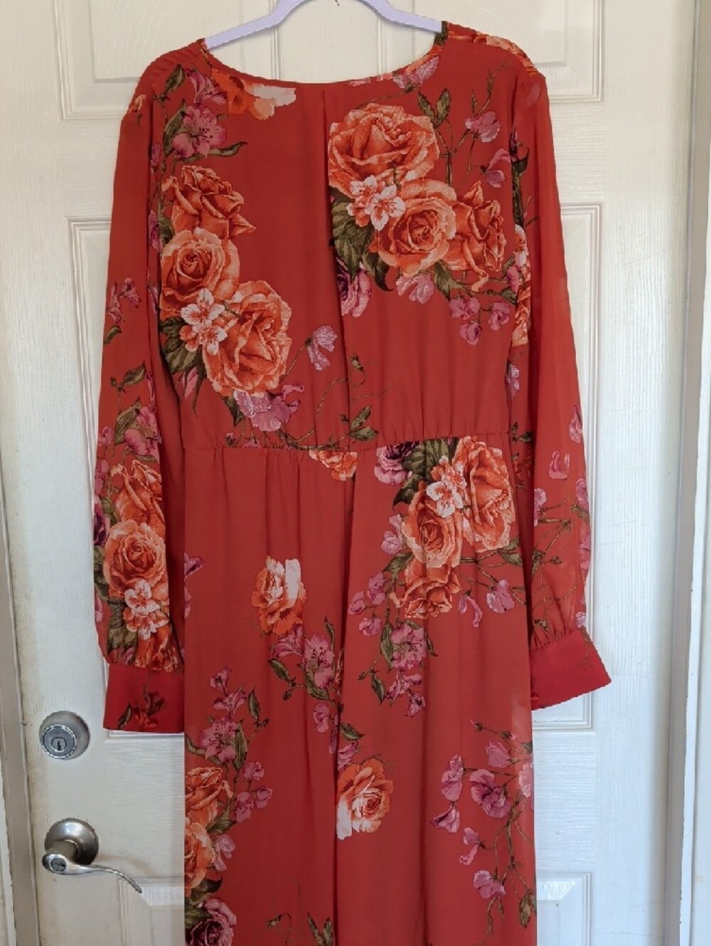 Baltic Born Lydia Maxi Dress Rust Floral Women XXXL - Picture 6 of 7